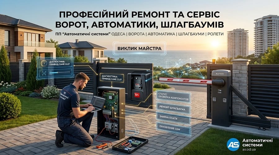 Ремонт воріт Одеса