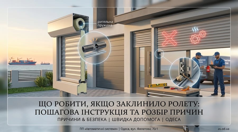 Що робити, якщо заклинило ролету: інструкція